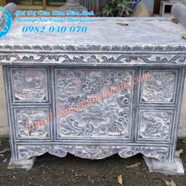 bàn lễ đá, bàn thờ đá chạm rồng