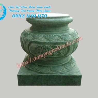 tảng bổng đá đẹp, tảng chân cột đá, tảng cột đá, đá kê cột gỗ nhà thờ