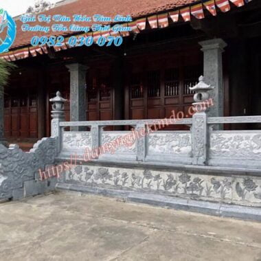 Hàng dào đá, tường rào đá, lan can da, mẫu lan can đá đẹp,
