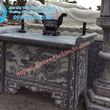 nhang án đá, hương án đá, Mẫu bàn lễ đá đẹp - Bàn thờ đá 02