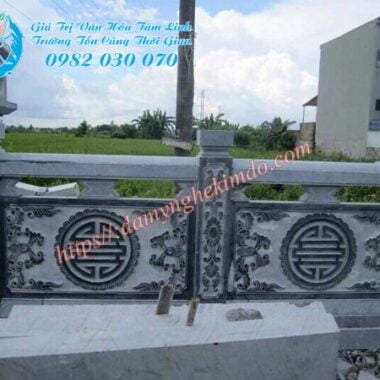 Hàng dào đá, tường rào đá, lan can da, mẫu lan can đá đẹp,