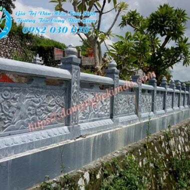 Hàng dào đá, tường rào đá, lan can da, mẫu lan can đá đẹp,