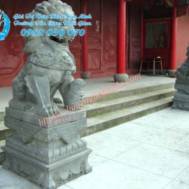 Mẫu tượng nghê tàu đá đẹp