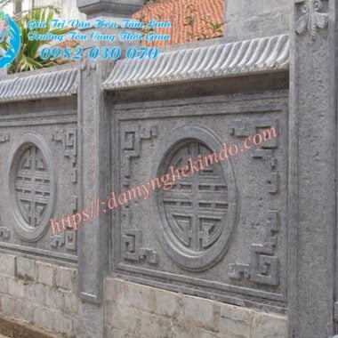 Hàng dào đá, tường rào đá, lan can da, mẫu lan can đá đẹp,
