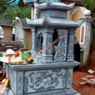 mộ đá hai mái, mộ hai đao