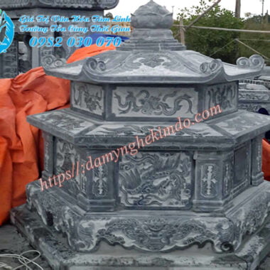 mộ lục lăng, mộ đá lục giác, mộ đá 1 mái, mộ đá đẹp