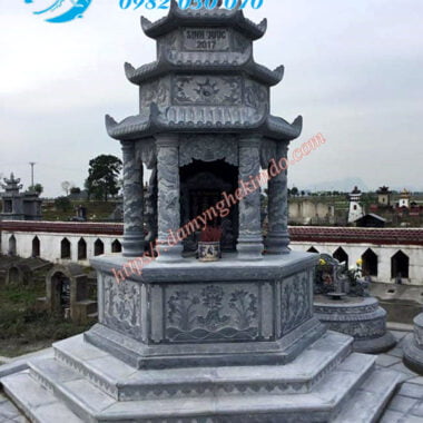 mộ lục lăng đá, mộ đá lục giác, mộ đá ba mái