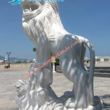 Tượng sư tử đá đẹp, tượng sư tử đứng