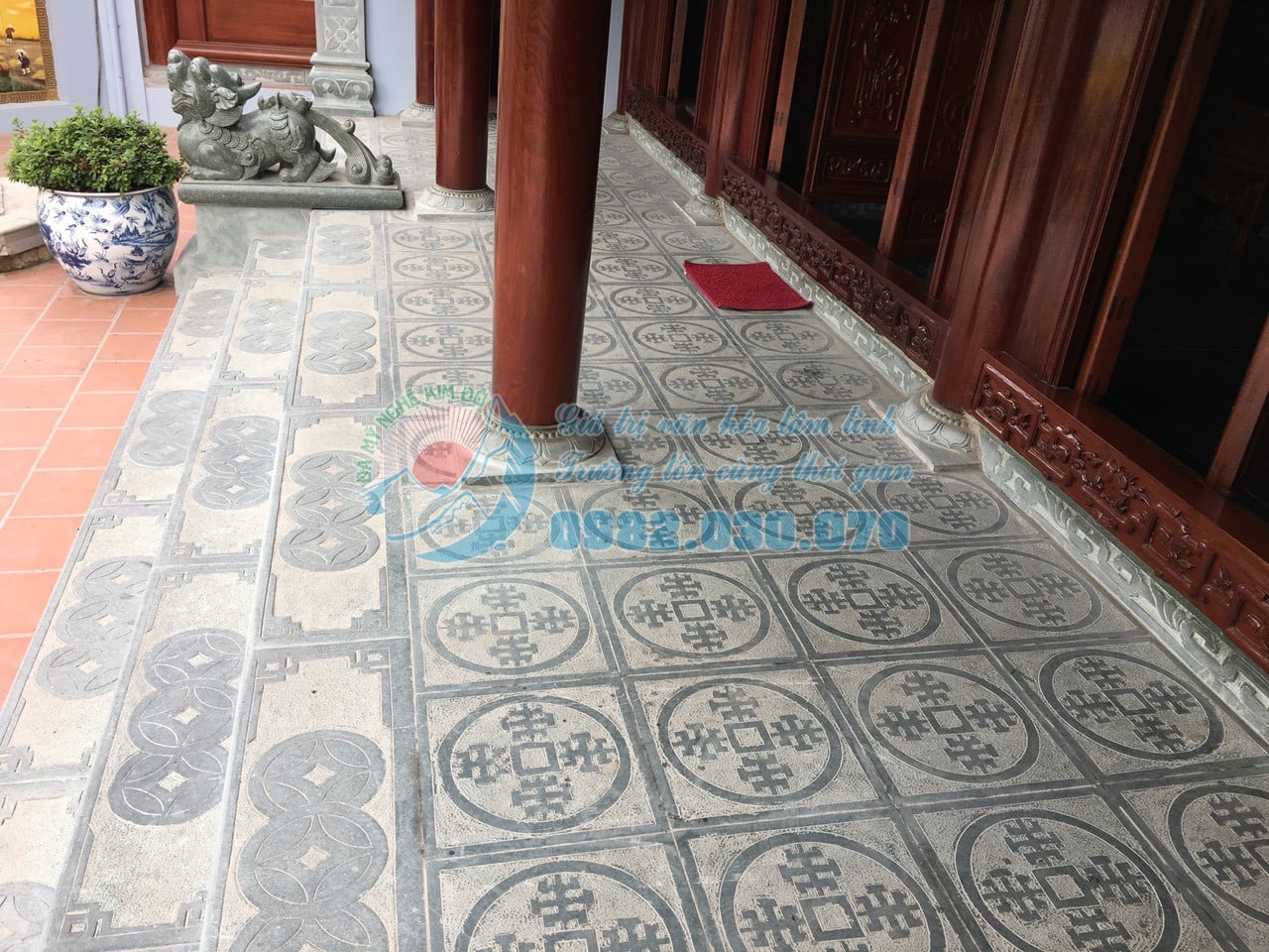 Đá ốp lát cao cấp tại cơ sở đá mỹ nghệ Kim Đô