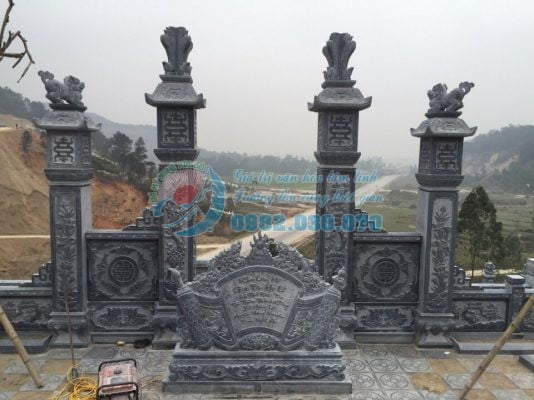 Mẫu cổng tam quan đá đẹp giá rẻ hiện nay