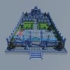 Bản vẽ 3D Phối cảnh Khu lăng mộ đá đẹp, phối cảnh khu lăng mộ