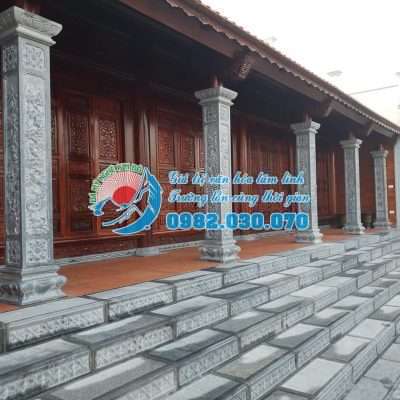 Cột đá đẹp cho các công trình tâm linh hiện nay