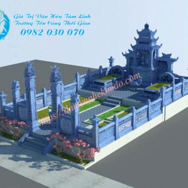 Bản vẽ phối cảnh Khu lăng mộ đá 10 (2)