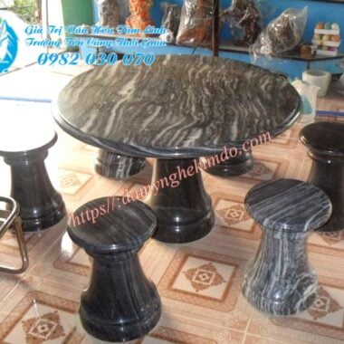 Bàn ghế đá rẻ đẹp, mua bộ bàn ghế đá ở đâu