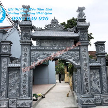 Cổng đá tự nhiên, Cổng đá Nhà thờ, Lắp đặt CỔNG ĐÁ ĐẸP tại Nhà thờ họ Thái Bình