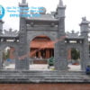 Mẫu Cổng tam quan đá có mái cho Đình Chùa, Nhà thờ họ