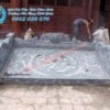 Ý nghĩa tứ linh trong phong thuỷ, chieu rong da, chiếu rồng đá chạm tứ linh, mẫu chiếu rồng đá đẹp, chiếu đá nhà thờ