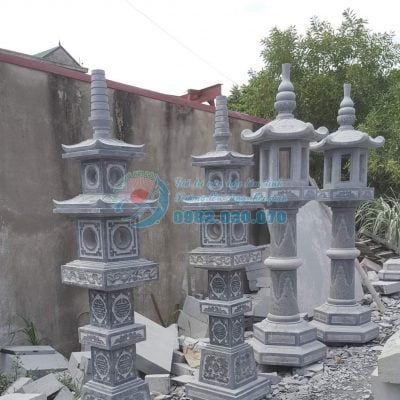 Các mẫu đồ thờ bằng đá tại cơ sở Kim Đô