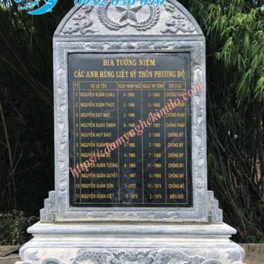 bia liệt sỹ, bia đá ghi danh, bia mộ đá đẹp