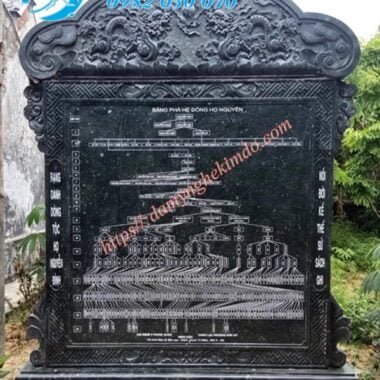 bia đá khắc gia phả dòng họ, bia đá đẹp, bia đá khắc chữ