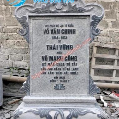 Mẫu bia mộ đá đẹp tại Ninh Bình