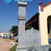 Cột đồng trụ đá cổ chạm tứ quý