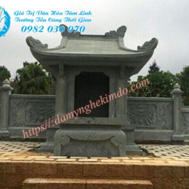 Lăng mộ đá giá bao nhiêu, lăng mộ đá đẹp tại Ninh Bình. Long đình đá - lăng thờ đá đẹp, lăng mộ đá xanh rêu