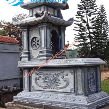 Mẫu mộ 3 mái đá, mộ đá 3 mái, mộ 3 đao