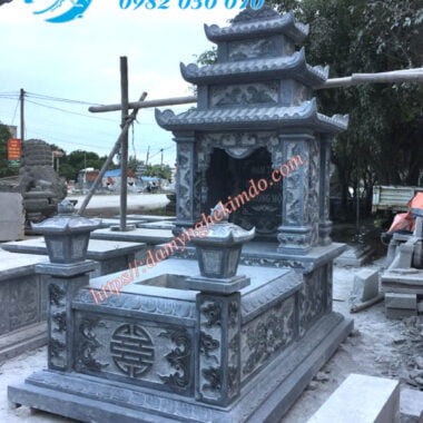 Mộ đá có mái, Mẫu mộ đá 3 mái đá đẹp
