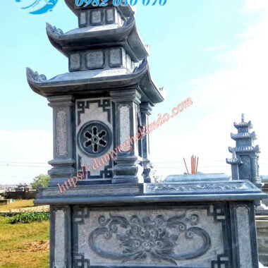 Mẫu mộ đá 3 mái đẹp