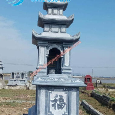 Mộ ba đao, mộ ba mái, mộ đá ba mái đao mây, mộ đá đẹp