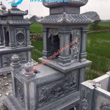 Mẫu mộ đá hai đao kiểu đài loan, mẫu mộ đá đẹp nhất