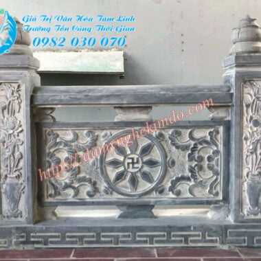 Hàng dào đá, tường rào đá, lan can da, mẫu lan can đá đẹp,