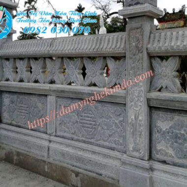 Hàng dào đá, tường rào đá, lan can da, mẫu lan can đá đẹp,