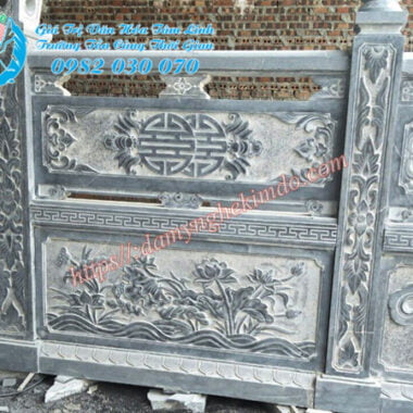 Hàng rào lan can đá, Hàng dào đá, tường rào đá, lan can da, mẫu lan can đá đẹp,