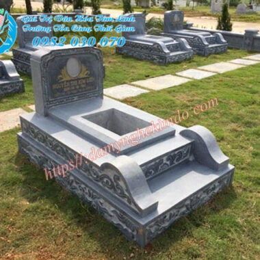 Mẫu mộ đá không mái đẹp, Mẫu mộ đá đẹp, mộ đá không mái, mộ tam cấp