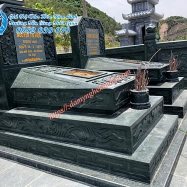 Mẫu mộ đá không mái đẹp, Những mẫu mộ đá xanh rêu được ưa chuộng hiện nay, Mộ đá xanh rêu, Mộ bành đá, mộ hậu bành, mộ tam sơn, mộ tam cấp, mộ đá không mái, mộ đá đẹp, mộ đá đơn giản