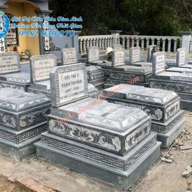 Mẫu mộ đá không mái đẹp, mo da tam son, Mẫu mộ đơn giản giá rẻ