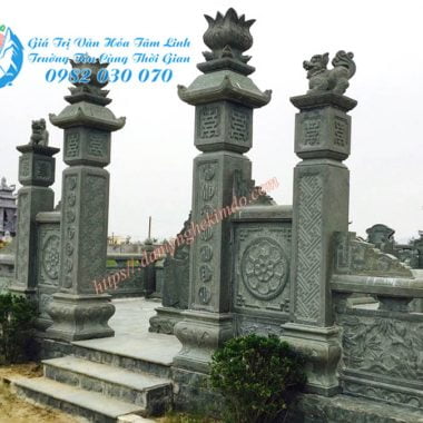 Cổng đá xanh rêu 10, cổng đá đẹp