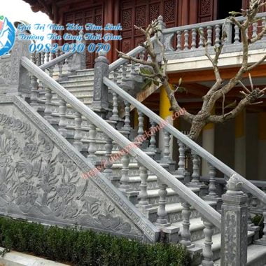 Mẫu lan can đá, hàng rào đá, tường rào đá, lan can da
