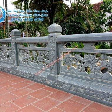 Hàng rào lan can đá, Thiết kế lan can đá đẹp, Mẫu lan can đá, hàng rào đá, tường rào đá, lan can da