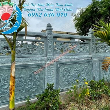 Hàng rào lan can đá, Mẫu lan can đá, hàng rào đá, tường rào đá, lan can da