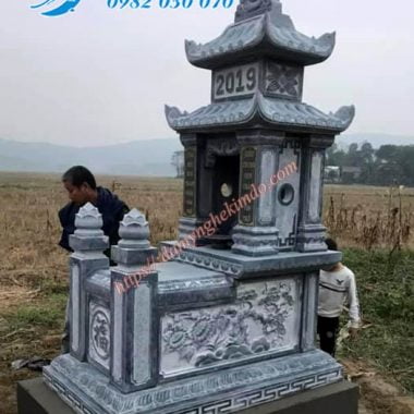 Xu hướng lựa chọn mua lăng mộ đá đẹp năm 2022, Mộ đá hai mái, mộ hai mái đá