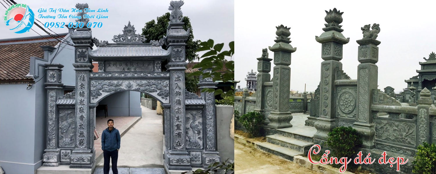 Đơn vị làm Cổng đá đẹp Uy Tín chất lượng tại Ninh Bình
