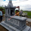 Mộ đá công giáo 1 mái - Mộ đạo đá