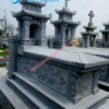 Mộ đá công giáo 2 mái đao- Mộ đạo đá
