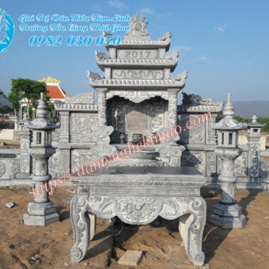 lăng thờ đá đẹp, lăng mộ đá giá rẻ, bàn thờ đá