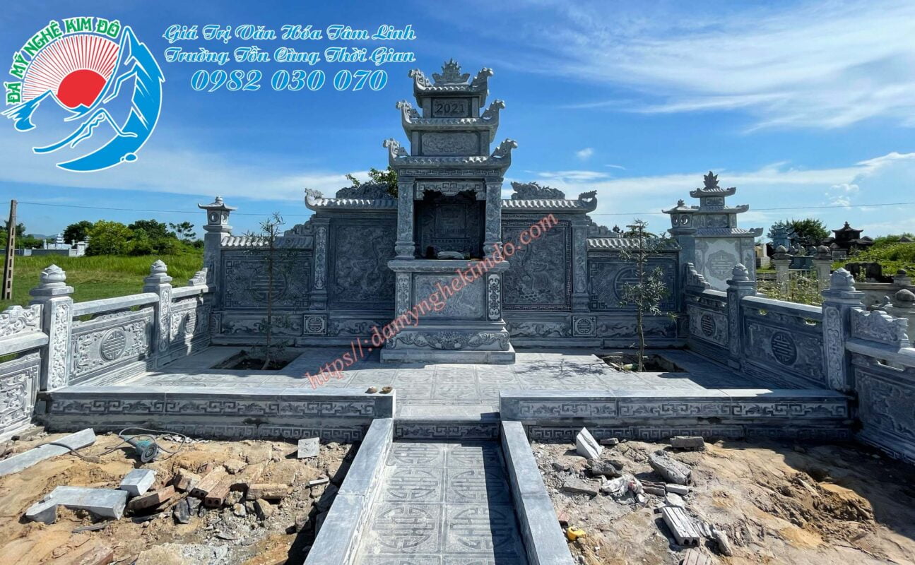 lắp đặt khu lăng mộ đá đẹp tại Thanh Hóa