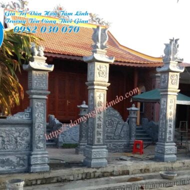 Cổng tam quan đá Nhà thờ, Cổng đá nhà thờ họ, cổng tứ trụ nhà thờ