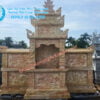 lăng mộ đá vàng, lăng thờ đá vàng, lăng mộ đá đẹp chạm tứ linh
